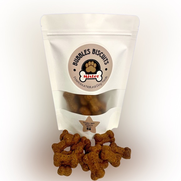 3 Pack Bundle Pumpkin Blueberry Bones Biscuits - All Natural - Picture 3 of 10